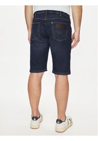 Wrangler Szorty jeansowe Colton 112350823 Granatowy Slim Fit. Kolor: niebieski. Materiał: jeans, bawełna