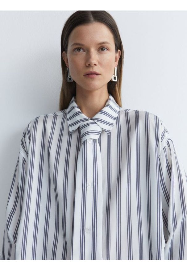 Reserved - Koszula z dodatkiem jedwabiu - wielobarwny. Materiał: jedwab