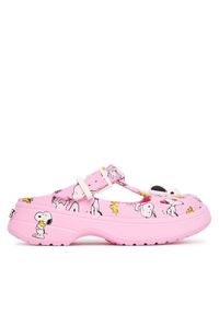 Crocs Klapki Peanuts Mary Jane Clog 211130 Różowy. Kolor: różowy #1