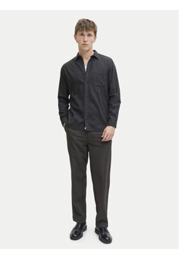 Jack & Jones Koszula Classic Melange 12278416 Szary Regular Fit. Kolor: szary. Materiał: bawełna
