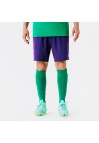KIPSTA - Spodenki piłkarskie Kipsta Viralto Club. Kolor: fioletowy. Materiał: poliester, poliamid, materiał, elastan. Sport: bieganie, piłka nożna