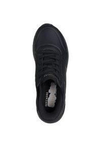skechers - Adidasy Skechers Uno Lite-floating Steps, Kobiety. Kolor: czarny. Materiał: skóra ekologiczna, materiał. Sport: fitness