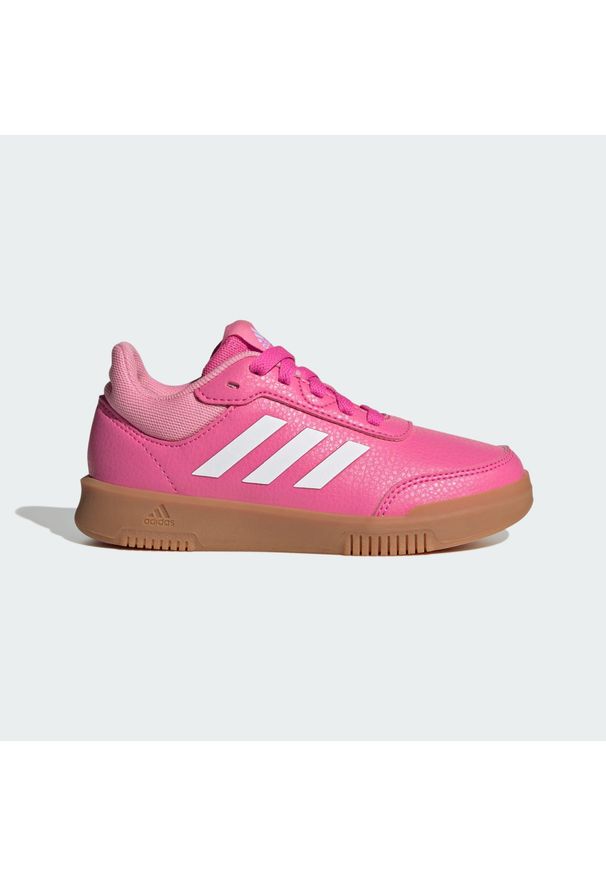 Adidas - Tensaur Sport Training Lace Shoes. Okazja: na co dzień. Kolor: różowy, wielokolorowy, biały. Materiał: materiał. Sport: turystyka piesza