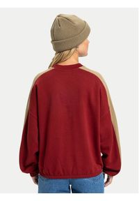 Quiksilver Bluza Mercury Block EQWFT03202 Czerwony Boxy Fit. Kolor: czerwony. Materiał: bawełna #2