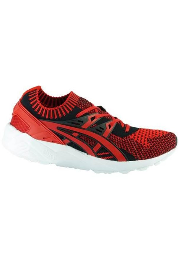 Buty treningowe męskie Asics Gel Kayano. Zapięcie: sznurówki. Kolor: czerwony. Materiał: syntetyk, tkanina, materiał. Szerokość cholewki: normalna. Model: Asics Gel Kayano