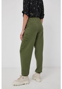 Ellesse - Spodnie. Kolor: zielony. Wzór: nadruk #2