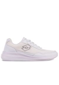 LOTTO - Buty unisex Lotto Connect 2400001U-1014 - białe. Kolor: biały. Materiał: tkanina, materiał, guma. Szerokość cholewki: normalna #1