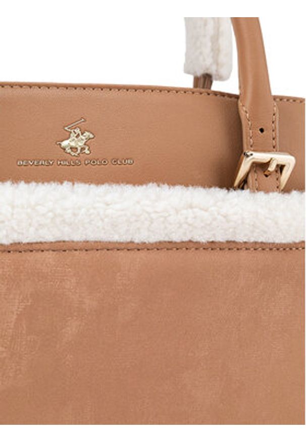 Beverly Hills Polo Club Torebka BHPC-B-001-06 Brązowy. Kolor: brązowy