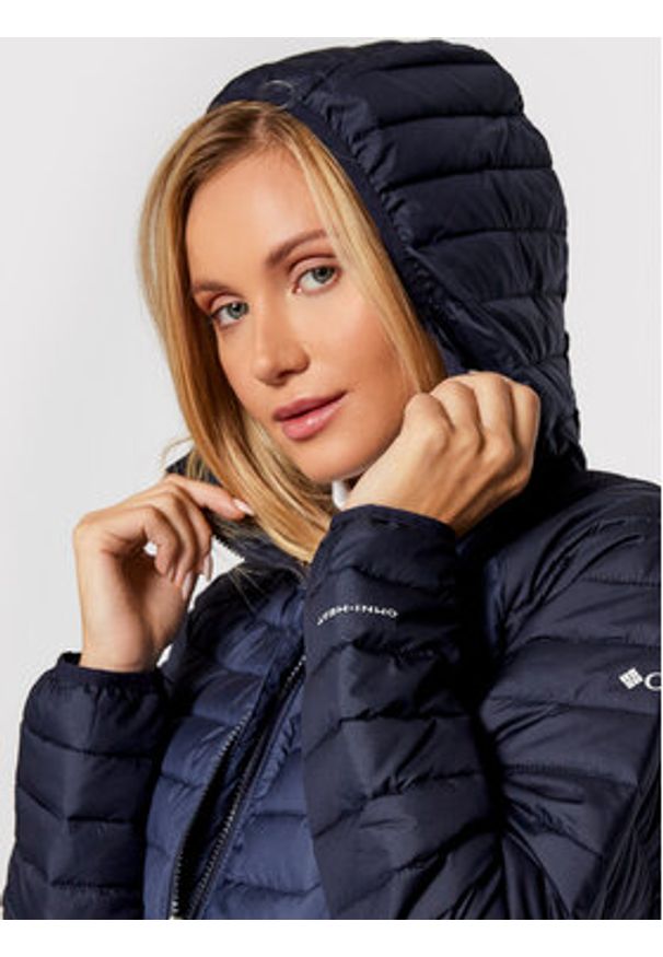 columbia - Columbia Kurtka przejściowa Powder Lite 1699071 Granatowy Slim Fit. Kolor: niebieski. Materiał: syntetyk