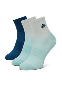 Quiksilver Skarpety AS_QUIKSILVER_102Z_SS25 (3-PACK) Zielony. Kolor: zielony. Materiał: bawełna, materiał