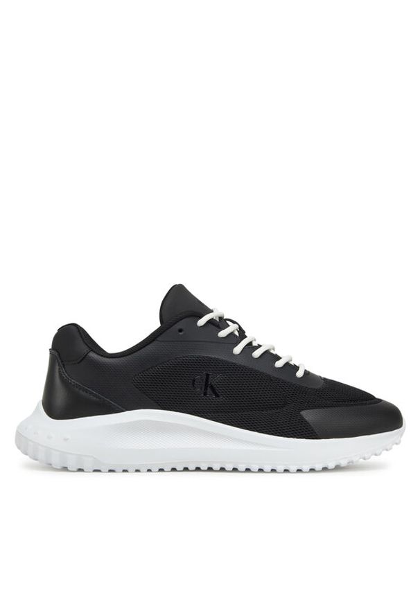 Calvin Klein Jeans Sneakersy Eva Runner Low Mesh Mix YM0YM01185 Czarny. Kolor: czarny. Materiał: materiał