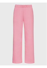 Americanos Spodnie dresowe Unisex Chicago Różowy Wide Leg. Kolor: różowy. Materiał: bawełna, dresówka #4