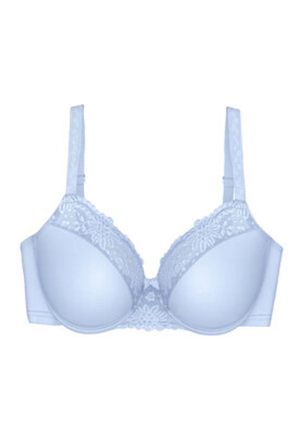 Triumph Biustonosz z fiszbiną Ladyform Soft W X 10166306 Błękitny. Kolor: niebieski. Materiał: syntetyk