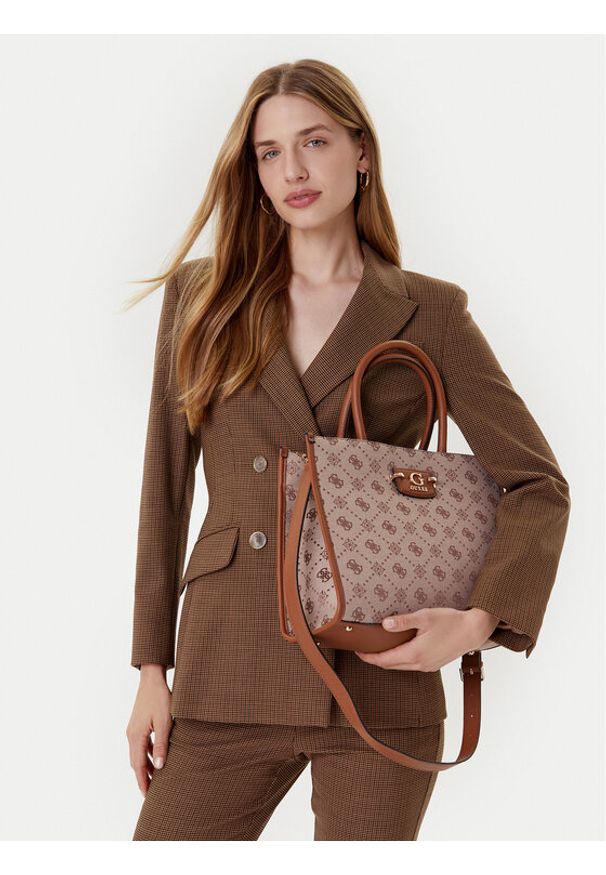 Guess Torebka Neda HWJP96 54220 Beżowy. Kolor: beżowy