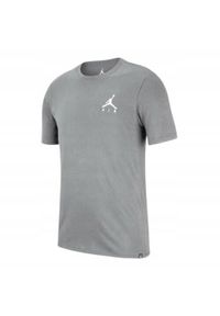 Jordan - Koszulka Męska Nike Mj Jumpman Air Embroidered Tee. Kolor: szary