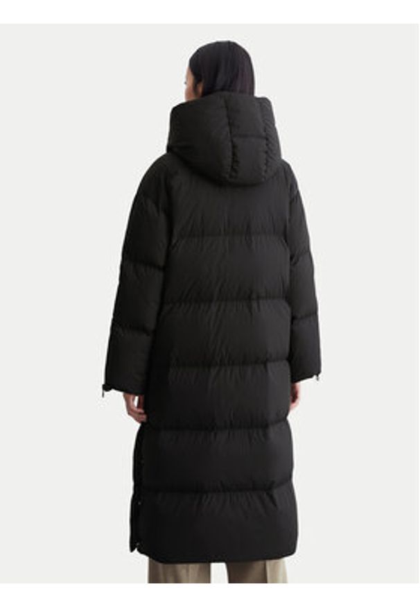 Marc O'Polo Kurtka puchowa 409 0874 71333 Czarny Regular Fit. Typ kołnierza: polo. Kolor: czarny. Materiał: syntetyk. Sezon: zima