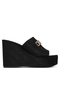 Guess Klapki FLJEVZ FAB04 Czarny. Kolor: czarny. Materiał: materiał #1