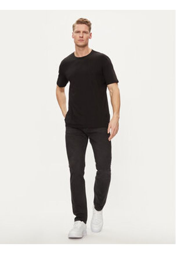Hugo - HUGO Komplet t-shirtów Naolo 50522382 Czarny Regular Fit. Kolor: czarny. Materiał: bawełna