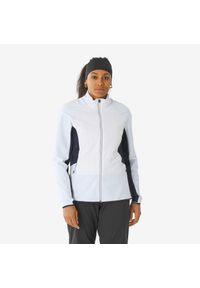 WEDZE - Bluza do narciarstwa biegowego damska Quechua XCS 500. Kolor: wielokolorowy, niebieski, szary, biały. Materiał: materiał. Sezon: zima. Sport: narciarstwo #1