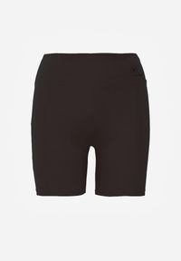 Renee - Brązowe Szorty Kolarki High Waist Marerila. Okazja: na co dzień. Stan: podwyższony. Kolor: brązowy. Długość: krótkie. Styl: sportowy, casual #7