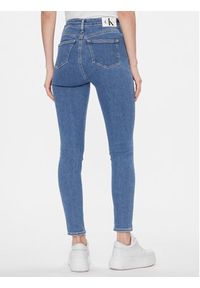 Calvin Klein Jeans Jeansy High Rise Skinny J20J223311 Niebieski Skinny Fit. Kolor: niebieski