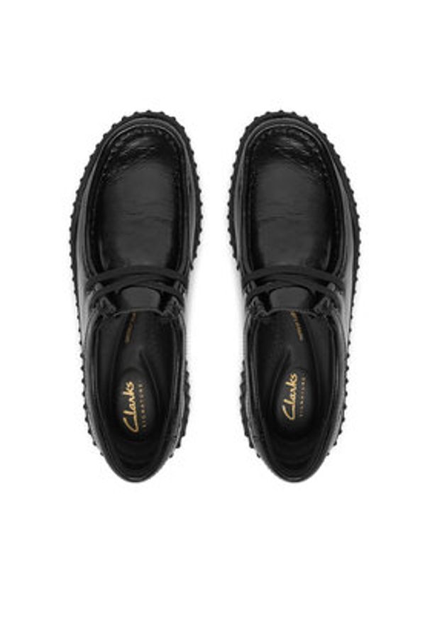 Clarks Półbuty Torhill Bee 26179111 Czarny. Kolor: czarny. Materiał: skóra, lakier