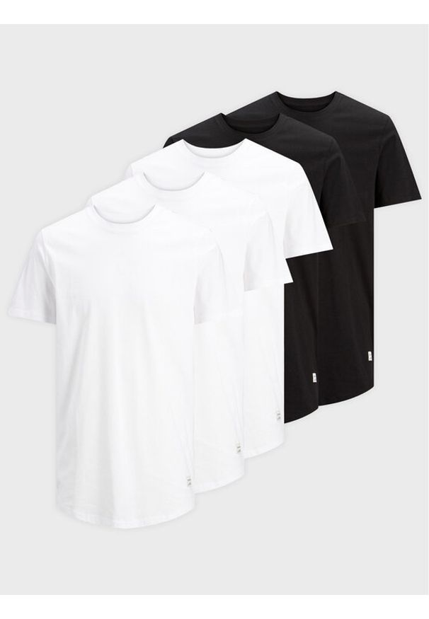 Jack & Jones - Jack&Jones Komplet 5 t-shirtów Noa 12183653 Kolorowy Regular Fit. Materiał: bawełna. Wzór: kolorowy