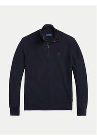 Polo Ralph Lauren Sweter 710932304001 Granatowy Regular Fit. Typ kołnierza: polo. Kolor: niebieski. Materiał: bawełna #3