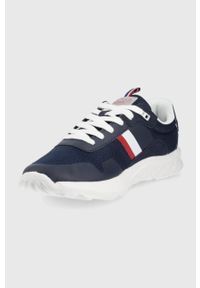 U.S. Polo Assn. sneakersy kolor granatowy. Nosek buta: okrągły. Zapięcie: sznurówki. Kolor: niebieski. Materiał: guma. Obcas: na obcasie. Wysokość obcasa: niski #4