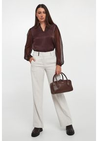 Twinset Milano - Bluzka damska z wiskozowej krepy TWINSET. Materiał: wiskoza #5