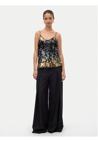 Vero Moda Top Ria 10317314 Czarny Regular Fit. Kolor: czarny. Materiał: syntetyk