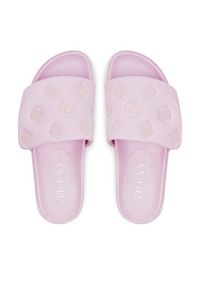 Guess Klapki FLJFA2ELE19 Różowy. Kolor: różowy. Materiał: skóra #4