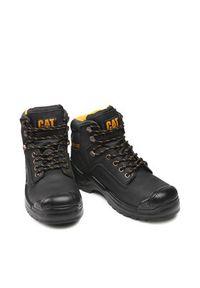 CAT Footwear Trapery Striver Bump St S3 P724913 Czarny. Kolor: czarny. Materiał: skóra #6