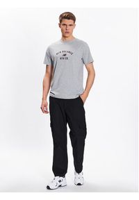 New Balance T-Shirt MT31907 Szary Regular Fit. Kolor: szary. Materiał: bawełna, syntetyk #5