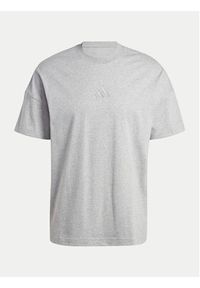 Adidas - adidas T-Shirt ALL SZN IY4138 Szary Loose Fit. Kolor: szary. Materiał: bawełna #3