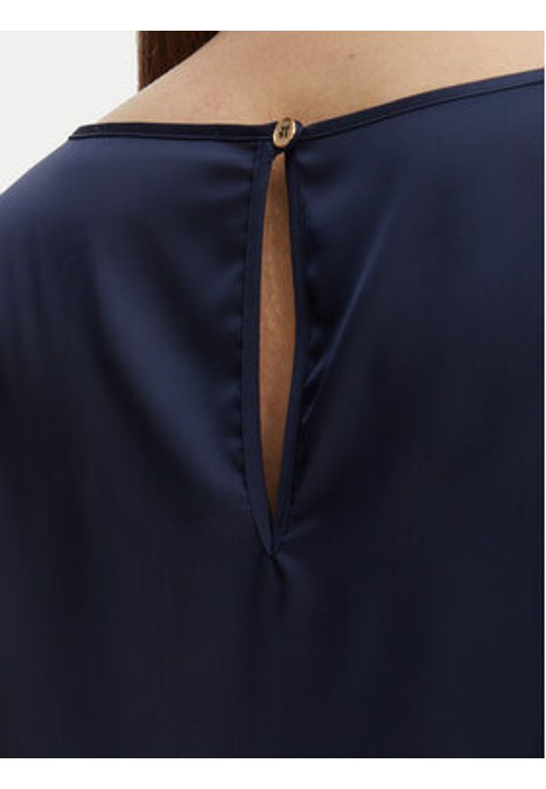 Rinascimento Bluzka CFC0127880003 Granatowy Regular Fit. Kolor: niebieski. Materiał: syntetyk