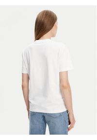 Calvin Klein Jeans T-Shirt Classic Logo LV047C854G Biały Regular Fit. Kolor: biały. Materiał: bawełna