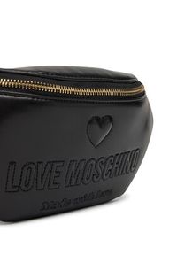 Love Moschino - LOVE MOSCHINO Saszetka nerka JC4223PP0MKF0000 Czarny. Kolor: czarny. Materiał: skóra
