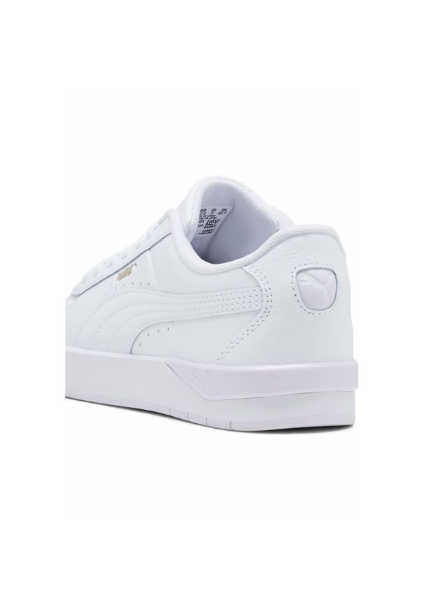 Puma - Damskie sneakersy Jada Classic PUMA White Gold Lilac Frost Purple. Kolor: żółty, biały, wielokolorowy, fioletowy. Materiał: syntetyk. Szerokość cholewki: normalna. Sport: tenis