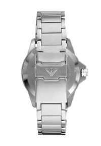 Emporio Armani - Zegarek AR11339. Kolor: srebrny. Materiał: materiał