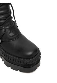 NEW ROCK Trzewiki M-WALL373-S15 Czarny. Kolor: czarny. Materiał: skóra. Styl: rockowy #3