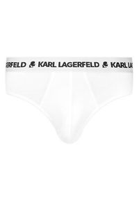 Karl Lagerfeld - KARL LAGERFELD Komplet 3 par slipów A1M47152 Biały. Kolor: biały. Materiał: bawełna