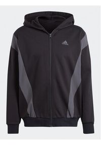 Adidas - adidas Dres Sportswear Fleece IJ6066 Czarny Regular Fit. Kolor: czarny. Materiał: dresówka, syntetyk #3