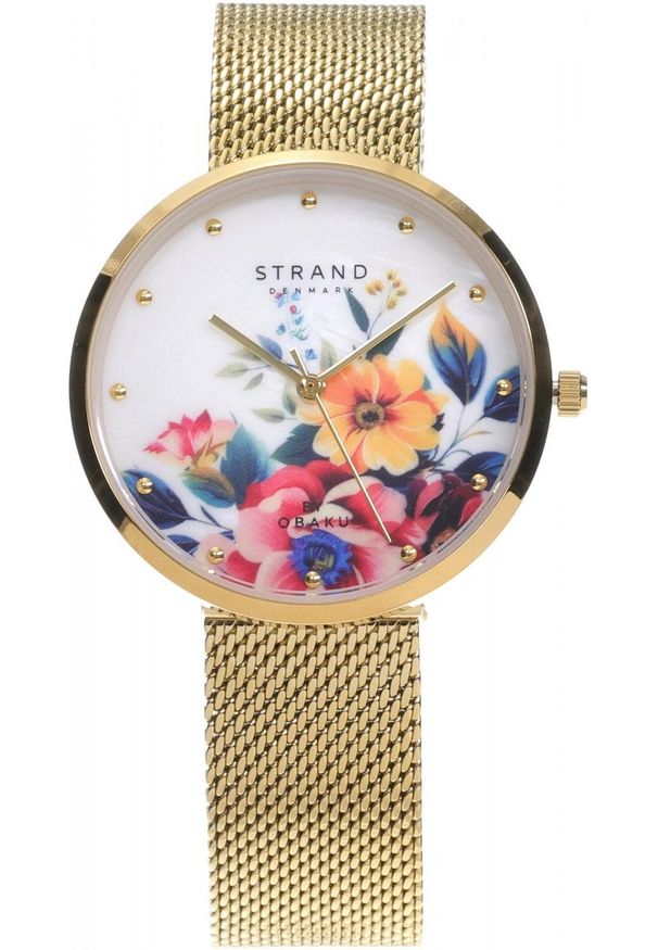 Zegarek damski Strand S700LXGWMG-DBM złoty. Kolor: złoty