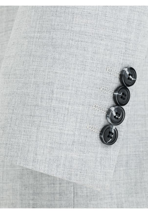 Pako Lorente - PAKO LORENTE – Marynarka garniturowa w kolorze jasnoszarym. Kolor: szary. Materiał: wiskoza, poliester, elastan. Wzór: gładki