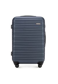 Wittchen - Komplet walizek z ABS-u z żebrowaniem. Kolor: niebieski. Materiał: guma. Styl: elegancki #2