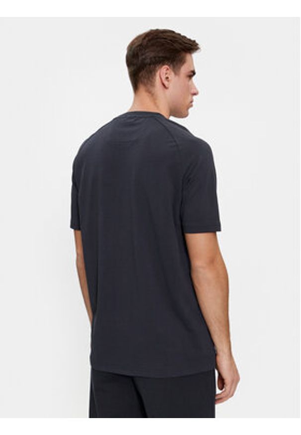 BOSS - Boss T-Shirt Tee 2 50514527 Granatowy Regular Fit. Kolor: niebieski. Materiał: bawełna, syntetyk