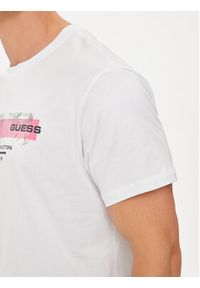 Guess T-Shirt M4YI03 I3Z14 Biały Regular Fit. Kolor: biały. Materiał: bawełna #5