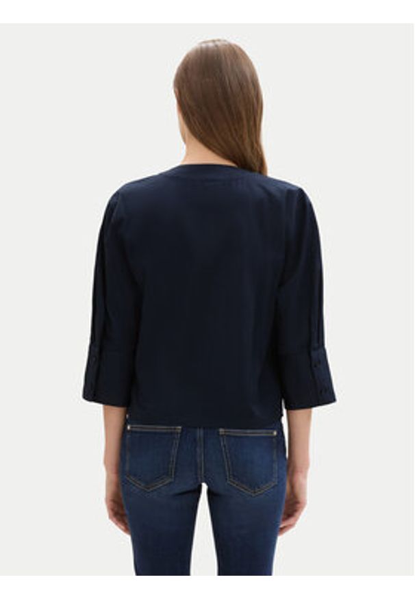 Tom Tailor Bluzka 1043200 Granatowy Loose Fit. Kolor: niebieski. Materiał: bawełna
