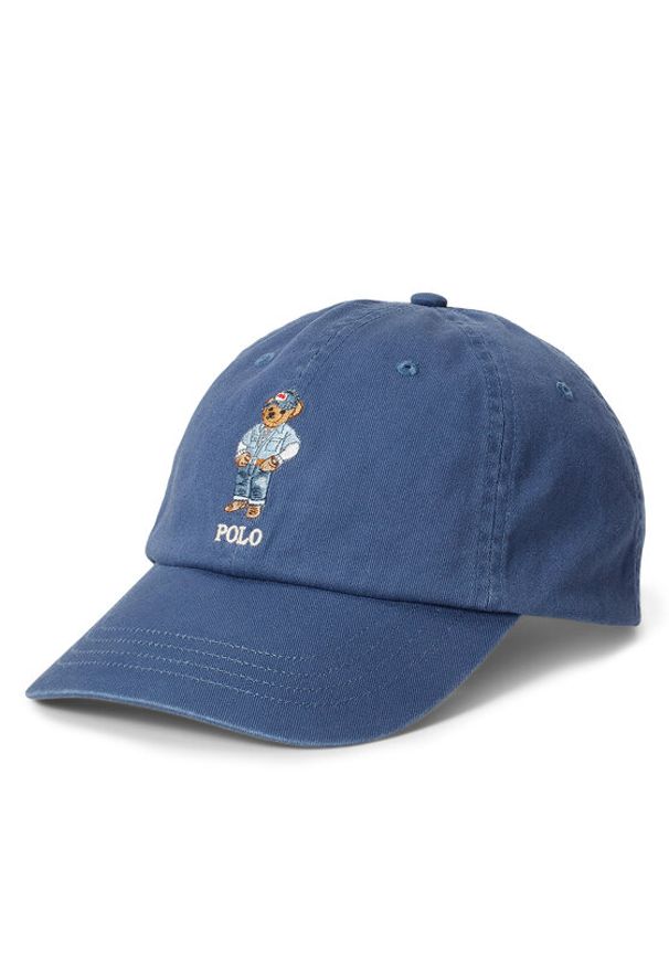 Polo Ralph Lauren Czapka z daszkiem 211A87349003 Niebieski. Kolor: niebieski. Materiał: bawełna
